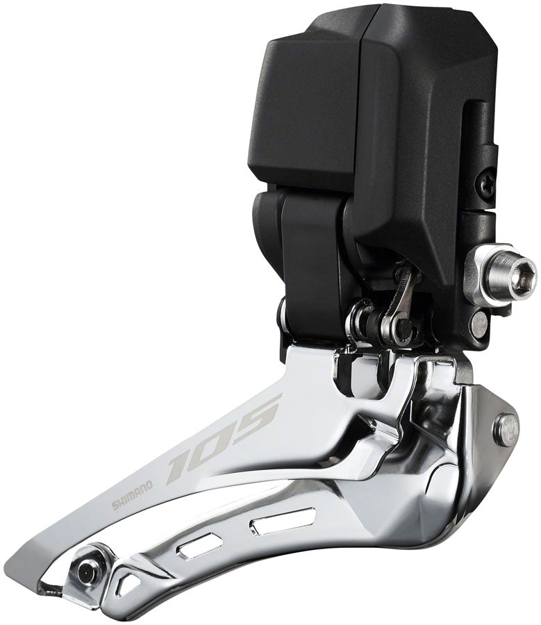 Shimano 105 FD-R7150 Di2 Front Derailleur - 2x For 2x12-Speed Braze-On Down-Swing BLK