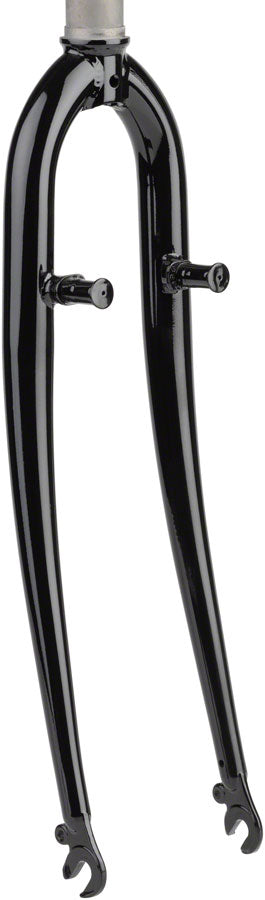 MSW 700c Hybrid Fork - QR x 100mm  1 1/8" Straight Steerer Canti Black