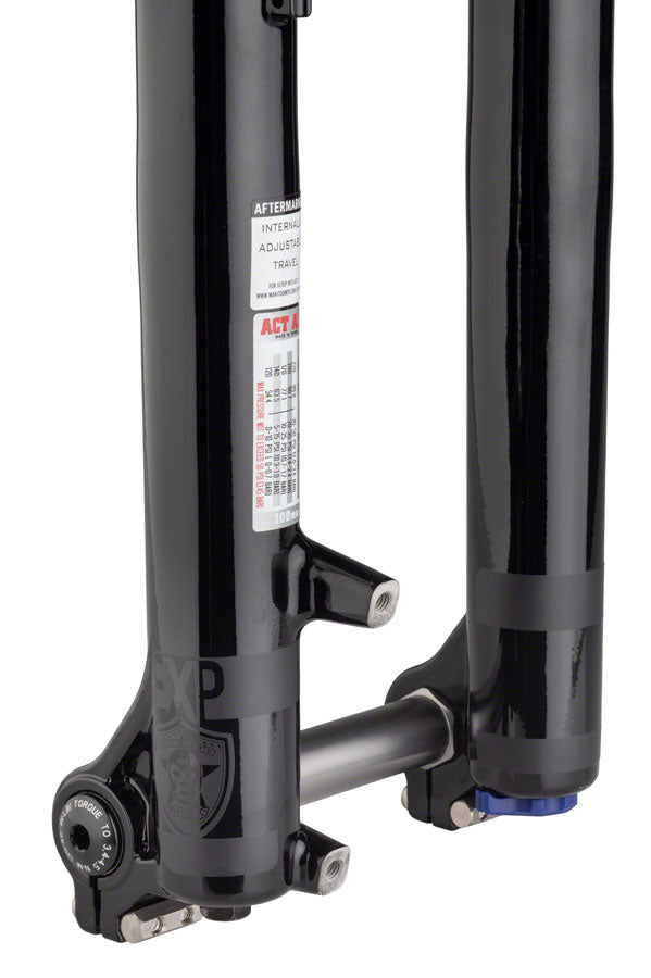 Manitou Circus Expert Suspension Fork - 26" 100 mm 20 x 110 mm 41 mm Offset Gloss BLK Straight Steerer