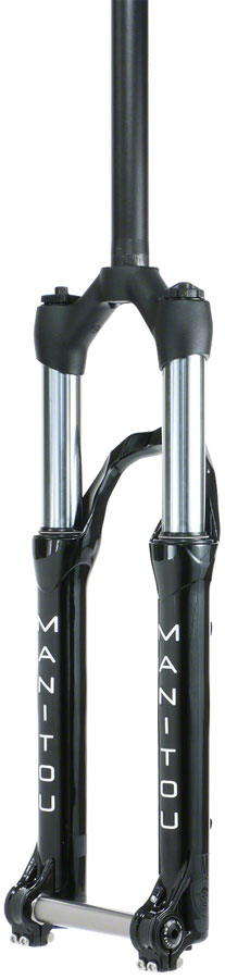 Manitou Circus Comp Suspension Fork - 26" 100 mm 20 x 110 mm 41 mm Offset Gloss BLK Straight Steer