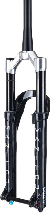 Manitou JUnit 34 Pro Suspension Fork - 26" 140 mm 15 x 110 mm 41 mm Offset Gloss BLK