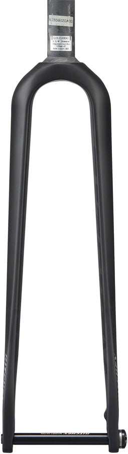 Ritchey WCS Carbon Gravel Fork - 1-1/8" 47mm Rake QR12 Flat Mount 2020 Model Matte Carbon