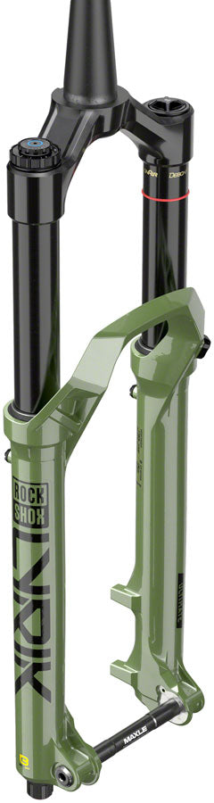 RockShox Lyrik Ultimate Charger 3 RC2 Suspension Fork - 27.5" 150 mm 15 x 110 mm 37 mm Offset Green D1