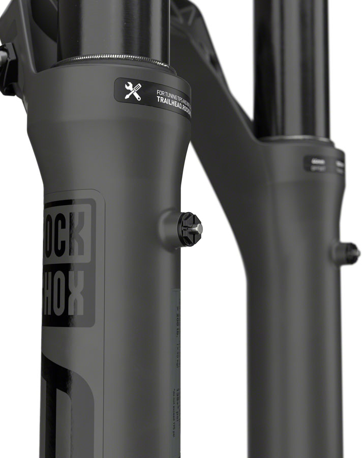 RockShox ZEB Ultimate Charger 3 RC2 Suspension Fork - 27.5" 180 mm 15 x 110 mm 44 mm Offset Gray A2