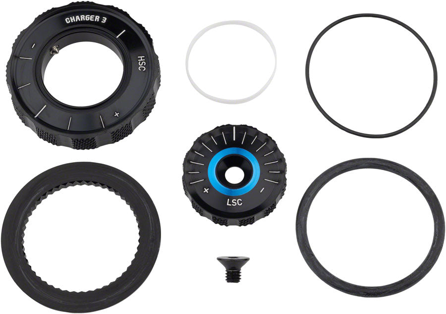 RockShox Compression Damper Knob Kit - Crown Charger 3 RC2  ZEB Select+/Ultimate A2+ 2023+