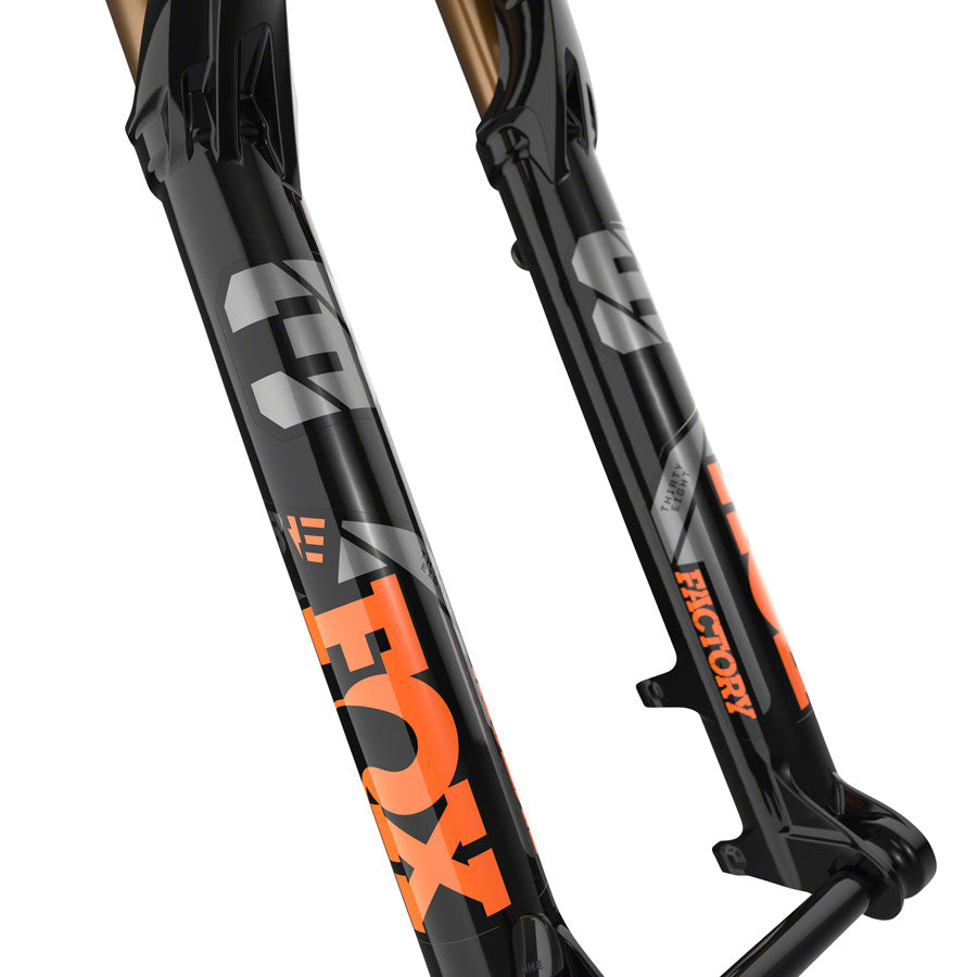 FOX 38 E-Optimized Factory Suspension Fork - 27.5" 170 mm 15QR x 110 mm 44 mm Offset Shiny BLK Grip 2