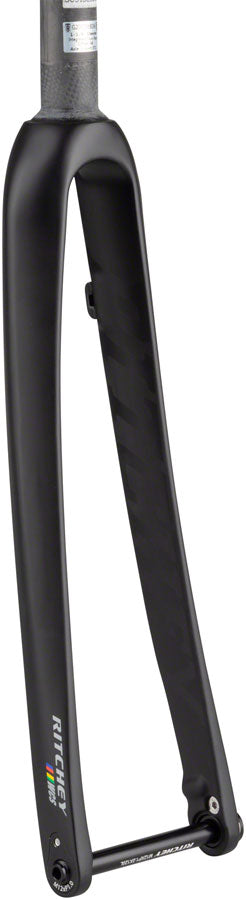 Ritchey WCS Carbon Road Disc Fork - 1-1/8" 46mm Rake Flat Mount  12mm Thru x 100mm BLK