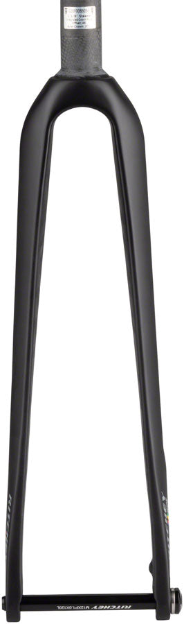 Ritchey WCS Carbon Road Disc Fork - 1-1/8" 46mm Rake Flat Mount  12mm Thru x 100mm BLK