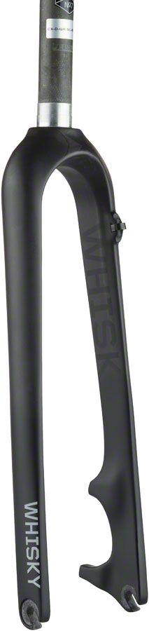 WHISKY No.7 CX Fork - QR 1-1/8" Straight Carbon Steerer Post MountDisc Matte BLK