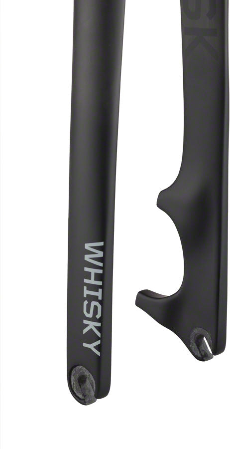 WHISKY No.7 CX Fork - QR 1-1/8" Straight Carbon Steerer Post MountDisc Matte BLK