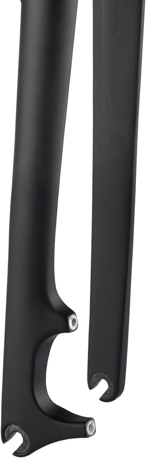 WHISKY No.7 CX Fork - QR 1-1/8" Straight Carbon Steerer Post MountDisc Matte BLK