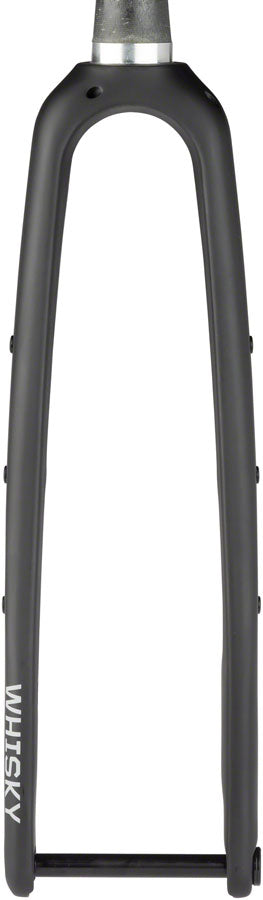 WHISKY No.9 CXLR Fork - 12mm Thru-Axle 1.5" Tapered Carbon Steerer Flat Mount Disc Matte BLK