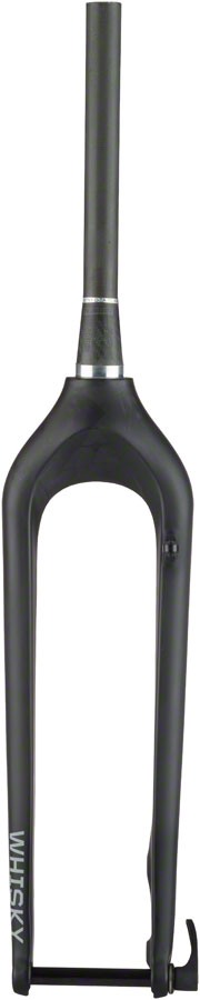 WHISKY No.9 MTN Fork - 29" Post Mount Disc 15 x 100 mm 1.5" Tapered Carbon Steerer Matte BLK