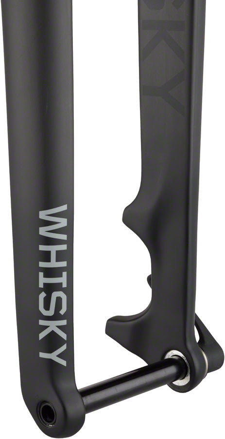 WHISKY No.9 MTN Fork - 29" Post Mount Disc 15 x 100 mm 1.5" Tapered Carbon Steerer Matte BLK