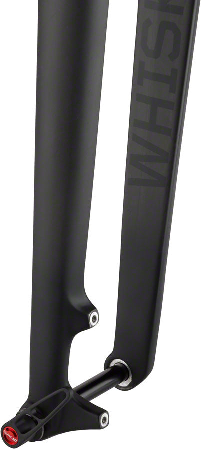 WHISKY No.9 MTN Fork - 29" Post Mount Disc 15 x 100 mm 1.5" Tapered Carbon Steerer Matte BLK