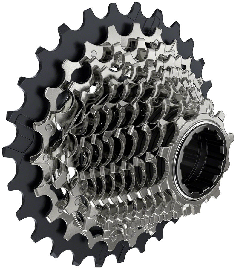 SRAM Force AXS XG-1270 Cassette - 12-Speed 10-28t Silver For XDR Driver Body D1