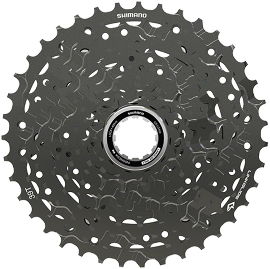 Shimano CUES  CS-LG400-10 Cassette - 10-Speed 11-39t LINKGLIDE Black