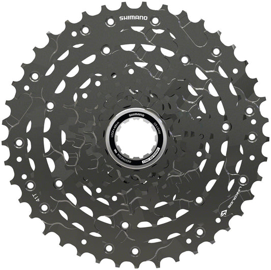 Shimano CUES  CS-LG400-9 Cassette - 9-Speed 11-41t LINKGLIDE Black