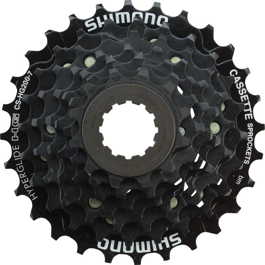 Shimano Tourney CS-HG200 Cassette - 7 Speed 12-28t Black