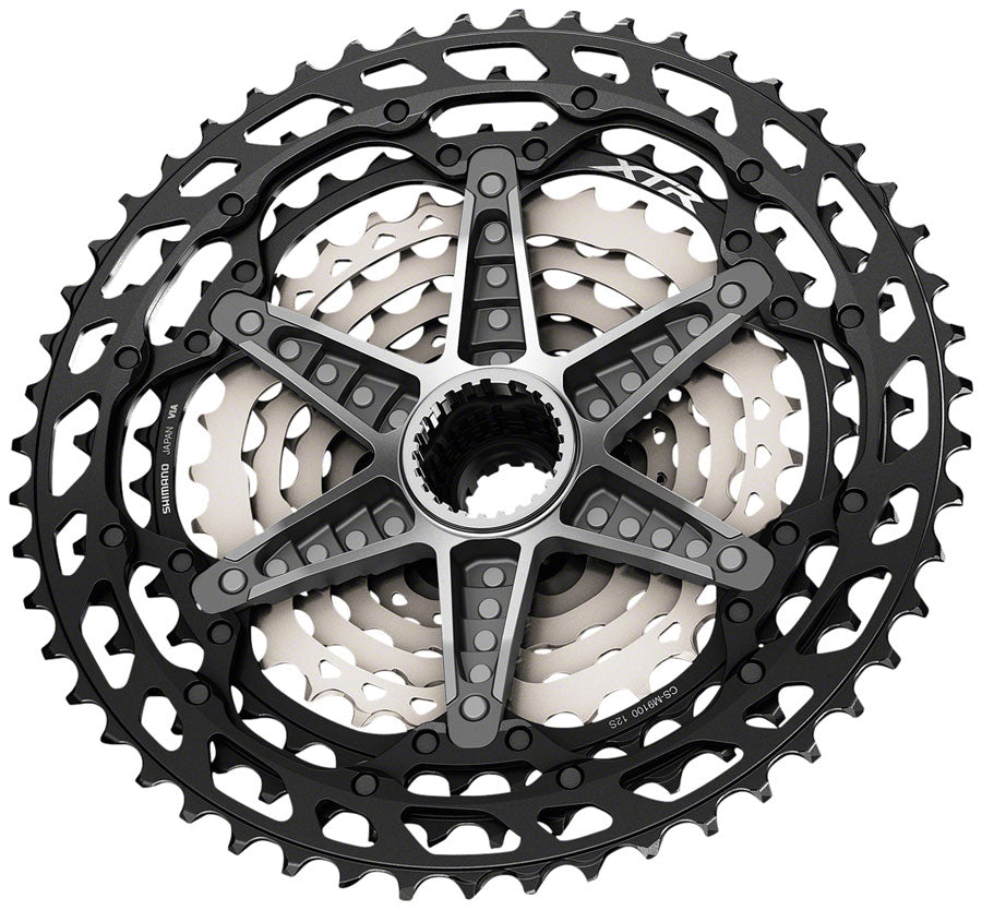 Shimano CS-M9101-12 Cassette - 12-Speed 10-45t Black/Gray Micro Spline