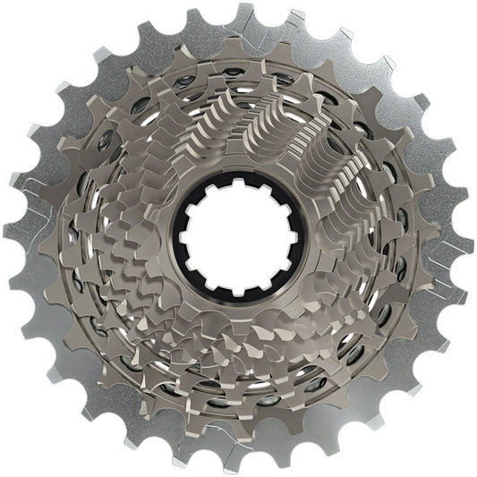 SRAM RED AXS XG-1290 Cassette - 12 Speed 10-28t Silver For XDR Driver Body D1