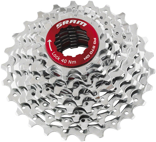 SRAM PG-970 Cassette - 9 Speed 12-26t Silver