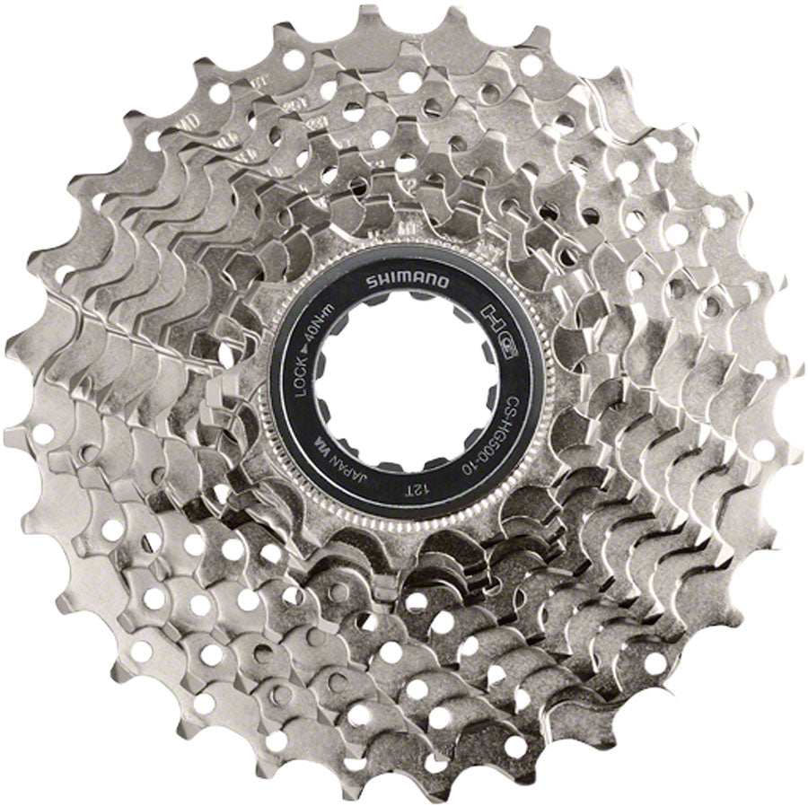 Shimano CS-HG500 Cassette - 10-Speed 12-28t Silver