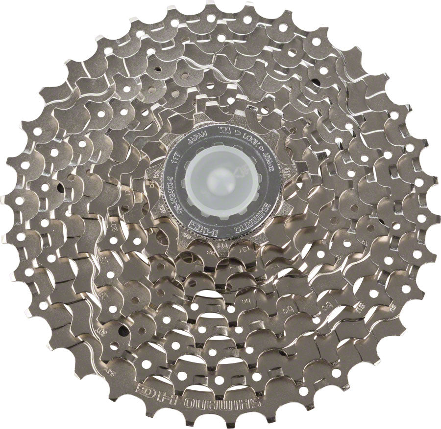 Shimano Alivio CS-HG400 Cassette - 9 Speed 12-36t Silver Nickel Plated