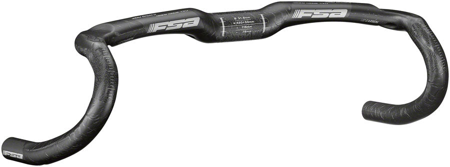 Full Speed Ahead K-Wing AGX Handlebar - Carbon 31.8mm Clamp 40cm Black