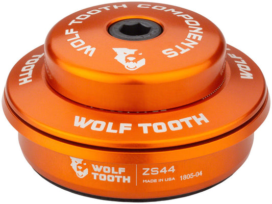 Wolf Tooth Premium Headset - ZS44/28.6 Upper 6mm Stack Orange