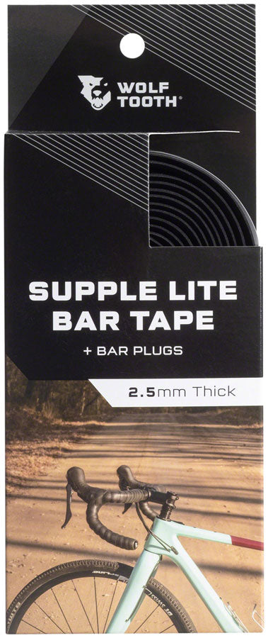 Wolf Tooth Supple Lite Bar Tape - Black