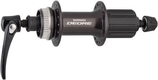 Shimano Deore FH-M6000 Rear Hub - QR x 135mm Center-Lock HG10 Black 32H