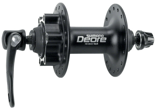 Shimano Deore HB-M525A Front Hub - QR x 100mm 6-Bolt Black 36h