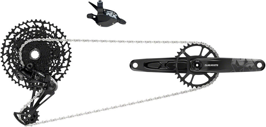 SRAM NX Eagle Groupset 175mm 32 Tooth DUB Boost Crank Rear Derailleur 11-50 12-Speed Cassette Trigger Shifter Chain