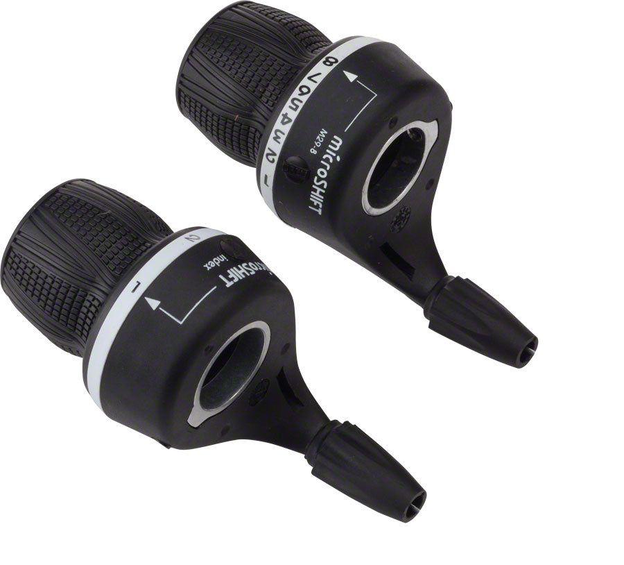 microSHIFT MS25 Twist Shifter Set 8-Speed Triple Shimano Compatible