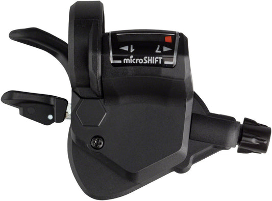 microSHIFT Mezzo Right Thumb-Tap Shifter 7-Speed Optical Gear Indicator Shimano Compatible