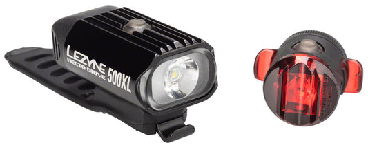 Lezyne Hecto 500XL/Femto Headlight/Taillight Set - Black