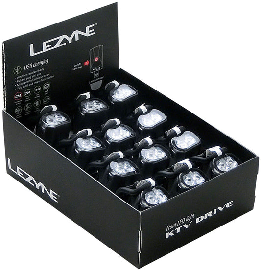 Lezyne LED KTV Headlight - Box 12 Black