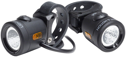 Light and Motion Vis Pro Rechargeable Headlight/Taillight Set - Black