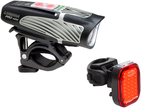 NiteRider Lumina Pro 1200/Vmax+ Headlight/Taillight Set