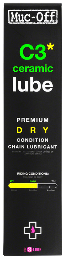 Muc-Off C3 Dry Ceramic Bike Chain Lube - 50ml Drip