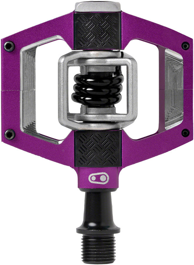 Crankbrothers Mallet Trail Pedals - Dual Sided Clipless Platform Aluminum 9/16" Purple