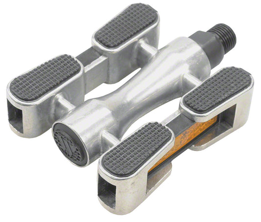 Dimension Cruiser Pedals - Platform Aluminum 9/16" Silver/Black