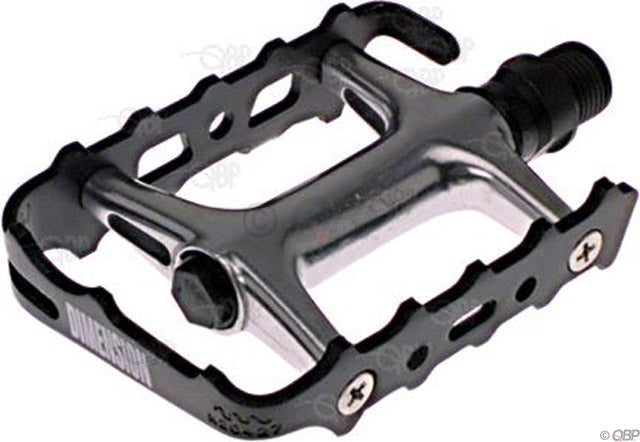 Dimension Mountain Pro Pedals - Platform Aluminum 9/16" Black