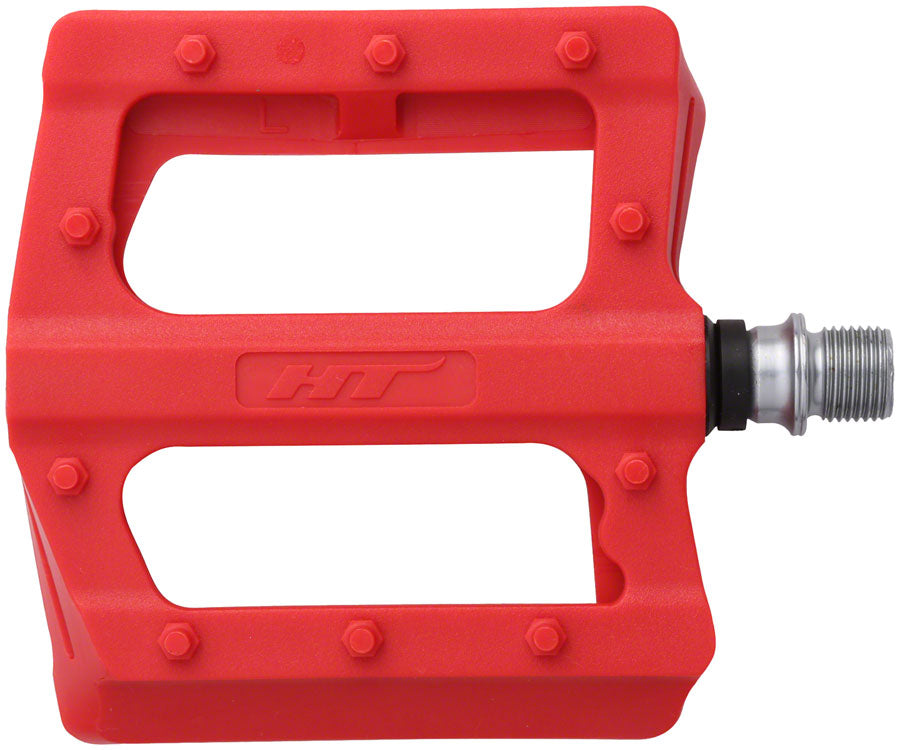 HT Components PA12 Pedals - Platform Composite 9/16" Red