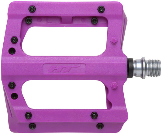 HT Components PA12A Pedals - Platform Composite 9/16" Dark Purple