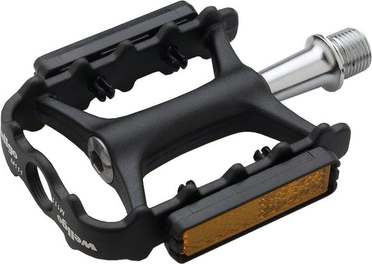 Wellgo M111 Pedals - Platform Aluminum 9/16" Black