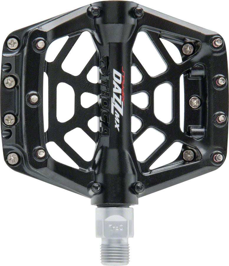 Tioga DAZZ MX Pedals - Platform Aluminum 9/16" Black