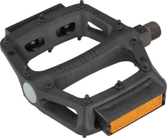 DMR V6 Pedals - Platform Plastic 9/16" Black with Reflectors