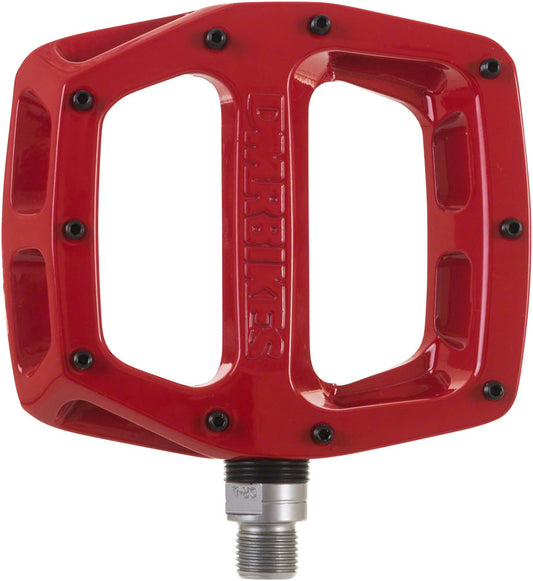 DMR V12 Pedals - Platform Aluminum  9/16" Red